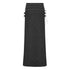 SiaLinda for Men: Herrenrock Ingvar, Kilt Stil, Baumwolle - Leinen, lang, schwarz - SiaLinda.com